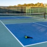 Tennis Court After Resurfacing